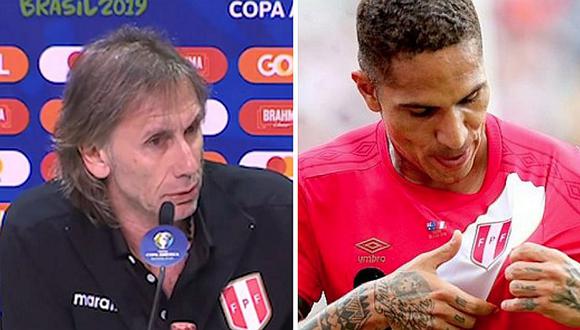 Ricardo Gareca sobre Paolo Guerrero en la Copa América: "Depende de él estar vigente" | VIDEO