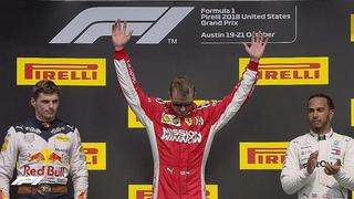 ​Fórmula 1: Raikkonen gana en Austin y Hamilton es casi campeón