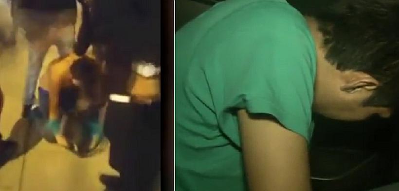 ​Surco: Universitarios logran capturar a ladrón de celular y le hacen esto [VIDEO]
