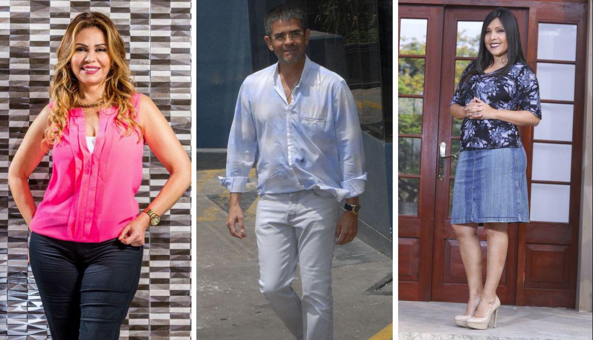 Gisela Valcárcel, Tula Rodríguez y Javier Carmona