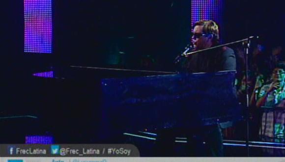 Yo Soy: 'Elton John' cautivó con su presentación [VIDEO] 