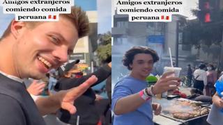 Extranjeros van al Centro de Lima y comen pescado frito por primera vez