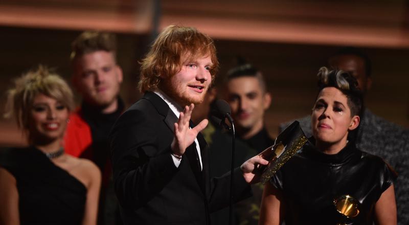 Grammy 2016: Ed Sheeran gana a la Canción del Año por 'Thinking Out Loud' [FOTOS Y VIDEO] 