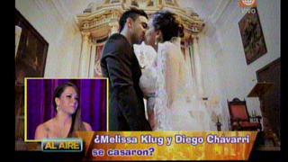 ​Melissa Klug: 'Al Aire' revela su boda con Diego Chávarri y ella se molesta     