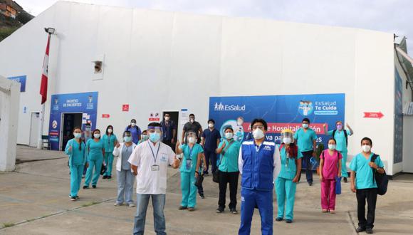 Huánuco: 172 pacientes COVID-19 se encuentran internadas en todos los establecimientos de salud de la Red Asistencial Huánuco. (Foto: Essalud)