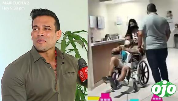 Christian Domínguez sufrió accidente | FOTO: América TV - Captura Amor y Fuego