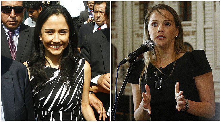 Nadine Heredia calificó bien feo a la Comisión de Defensa y Luciana León no se deja