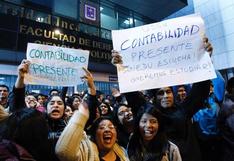 Alumnos de la Universidad Inca Garcilaso de la Vega protestan en contra de la decisión del Sunedu | FOTOS