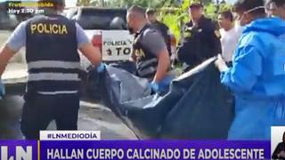 Loreto: adolescente de 14 años reportada como desaparecida fue hallada muerta en descampado | VIDEO 