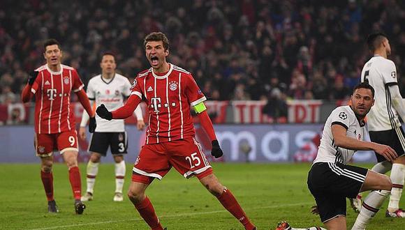 ​Bayern humilla con 5-0 al Besiktas y se acerca a cuartos de final