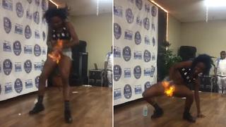 YouTube: Bailarina se quemó la parte íntima por 'candente' baile [VIDEO]