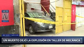 San Luis: hombre muere por explosión en taller que había sido clausurado