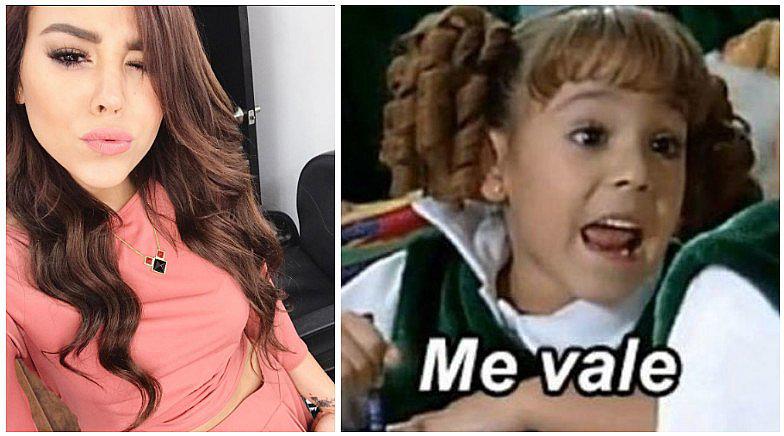 ¡Un mate de risa! Danna Paola vuelve a recrear su meme (VIDEOS)