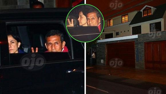 ​Ollanta Humala y Nadine Heredia abandonan su casa esta madrugada (FOTOS)