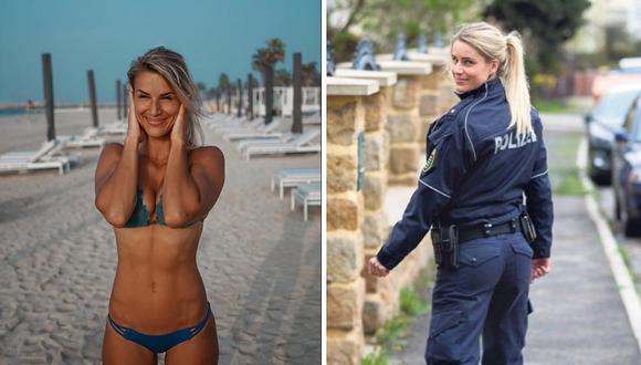Policía más sexy del mundo toma decisión y decide seguir con su carrera