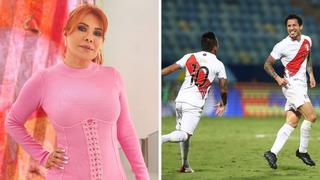 Tildan de ‘salada’ a Magaly Medina tras revelar que asistirá al Perú vs. Colombia