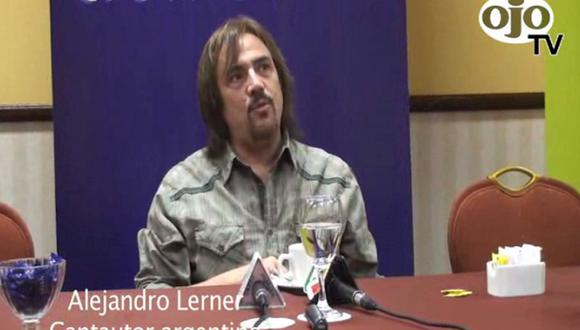 Conferencia de prensa: Alejandro Lerner