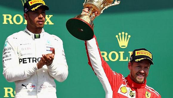 ​Fórmula 1: Vettel gana en Silverstone y segundo Hamilton ¡adelanta a 18!