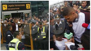 Paolo Guerrero: a diferencia de Jefferson Farfán, ‘depredador’ se dio baño de popularidad en aeropuerto (FOTOS)