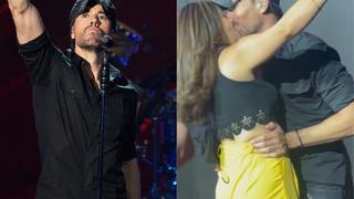 Enrique Iglesias beso en la boca a una fan durante concierto en Estados Unidos