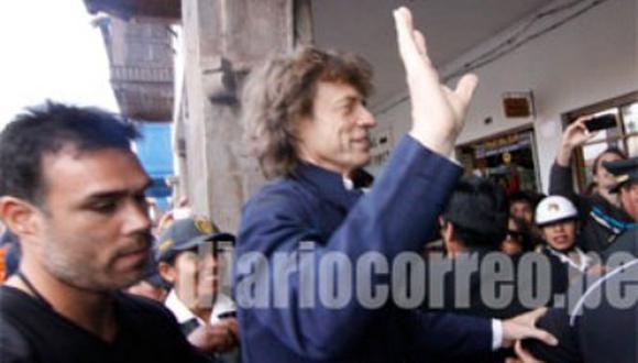 Mick Jagger no puede subir a Machupicchu por mal clima