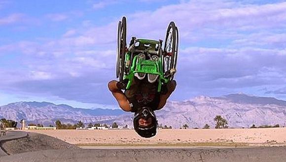 YouTube: Joven en silla de ruedas sorprende con espectaculares acrobacias [VIDEO]