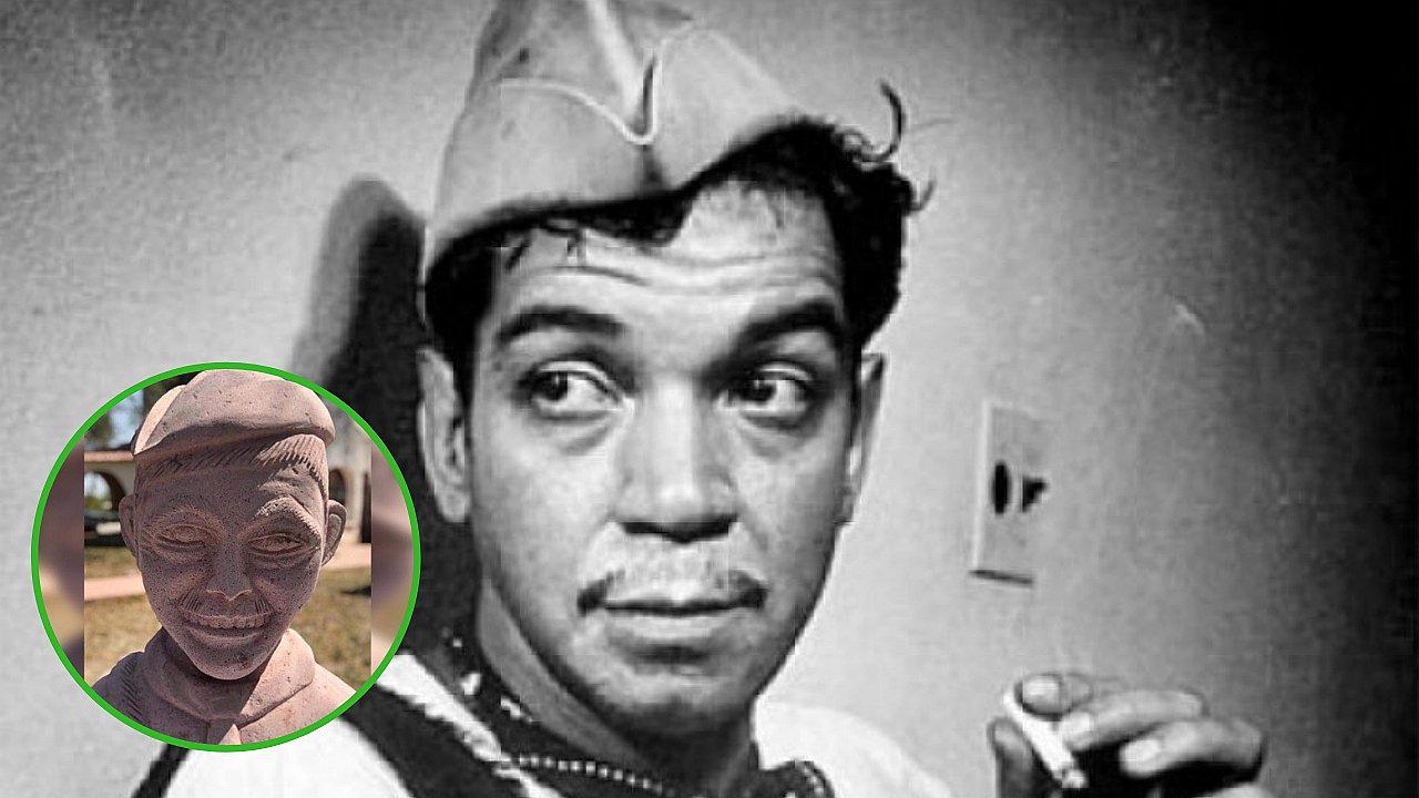 Autor del busto del presidente de México devela su escultura de Cantinflas (FOTOS)