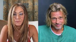 Jennifer Aniston y Brad Pitt: El diálogo subido de tono que protagonizaron los actores en su reencuentro virtual | VIDEO
