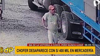 Buscan a chofer de tráiler que desapareció cuando transportaba mercadería de más de 400 mil soles