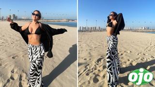 Ale Fuller se luce en sexy bikini en Qatar y usuarios la destruyen: “Respeta al país y sus tradiciones” 