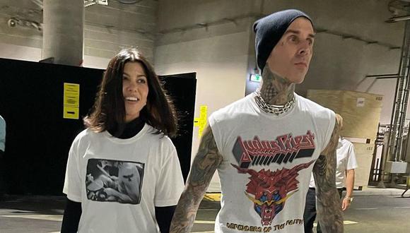 ¿Kourtney Kardashian vendrá con Travis Barker, su esposo y baterista de Blink-182 al Perú? (Foto: Instagram)