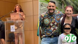 Génesis Tapia ignora pelea con su ex y brilla como abogada en Congreso Internacional 