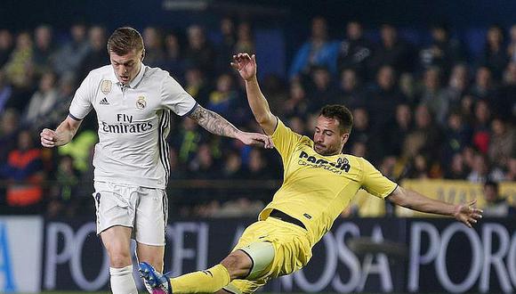 Real Madrid, el líder, remonta al Villarreal y lo derrota 3-2 