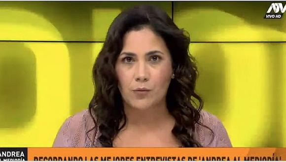 Andrea Llosa se despidió de su programa 'Andrea al Mediodía' (VÍDEO) 