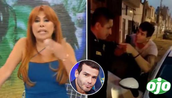 Joselito reaparece como conductor en 'América TV' luego de roche con policías y Magaly lo destruye | Imagen compuesta 'Ojo'