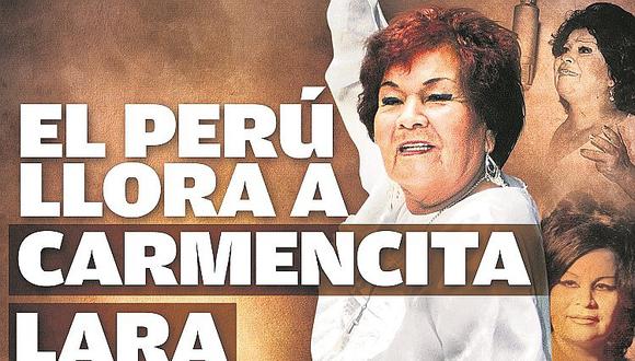 Carmencita Lara murió a los 91 años en su casa de Comas