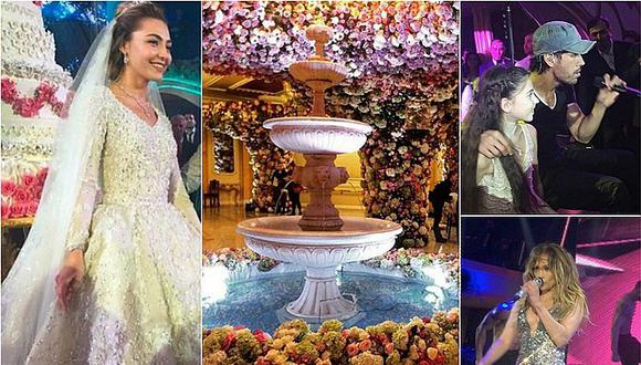 Enrique Iglesias y Jennifer López cantan en una millonaria boda rusa [VIDEO] 