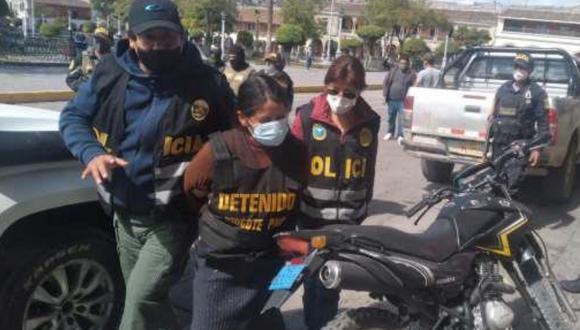 Ayacucho: capturan a mujer requisitoriada por terrorismo y presunta miembro de Sendero Luminoso