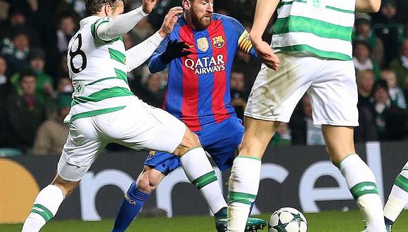 Liga de Campeones: Messi mete al Barça en octavos con 0-2 al Celtic