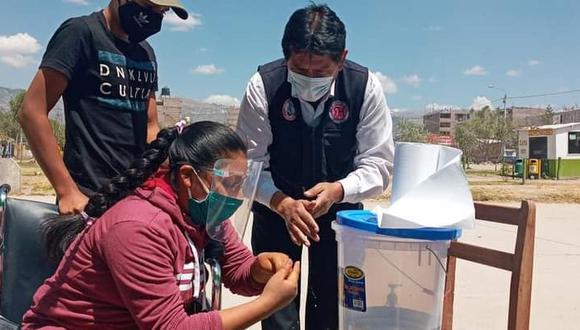 Ayacucho: aplican pruebas rápidas para personas con discapacidad en Huamanga (Foto: Gore Ayacucho).