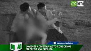 ​YouTube: Sujetos querían trío con selfie en parque de Trujillo pero esto pasó