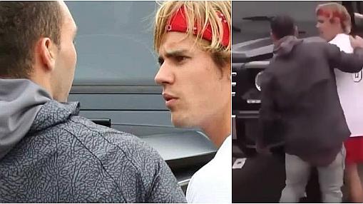 Justin Bieber tiene violenta reacción con fan argentino luego de regalarle camiseta (FOTOS Y VIDEO)