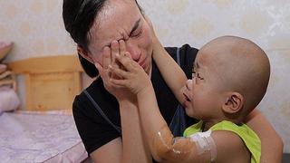 "Mamá, no llores": el emotivo consuelo de un niño con cáncer a su progenitora 