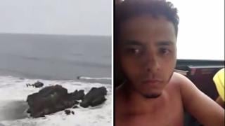 Joven se salva de morir ahogado el primer día del año en playa Puerto Viejo (VIDEO)