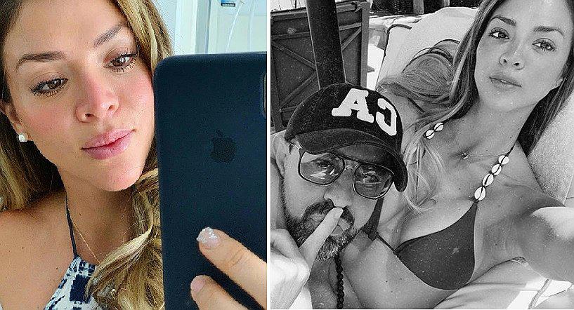 Sheyla Rojas y Fidelio Cavalli intercambian románticos mensajes pese a la distancia