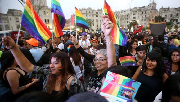 Marcha del Orgullo Gay: así se realizó la movilización por las calles de Lima [Foto: Andina]