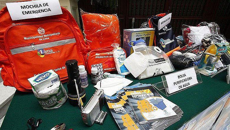 Bien de salud: Mochila de emergencias