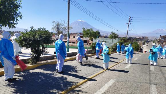 Arequipa: las visitan en los domicilios estuvieron a cargo de 12 patrullas integradas por médicos y enfermeras de nacionalidad cubana.