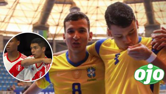 Brasil anotó 15 golpes a Perú en su último encuentro en el Sudamericano sub 20 de Futsal