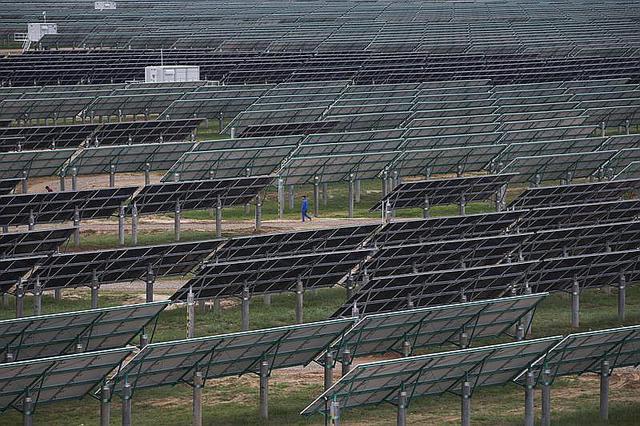 ​China: inauguran planta de energía solar con forma de oso panda [FOTOS]